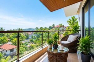 Balcony in 3 BHK Villa at Kalmandapam – for Sale