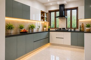 Kitchen in 3 BHK Villa at Kalmandapam – for Sale