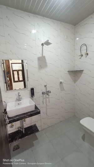 Bathroom in 2 BHK Builder Floor at Ansal Plaza Sector-23, Sector 23 – for Rent