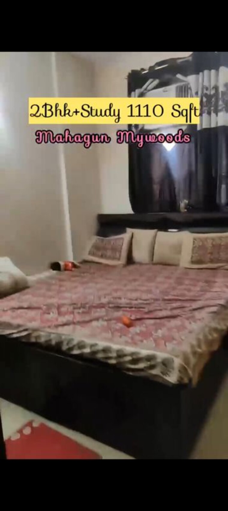 Bedroom, mahagun-my-woods  1100 Sq.Ft. Apartment In Sector 16c Greater Noida Greater Noida 10538851