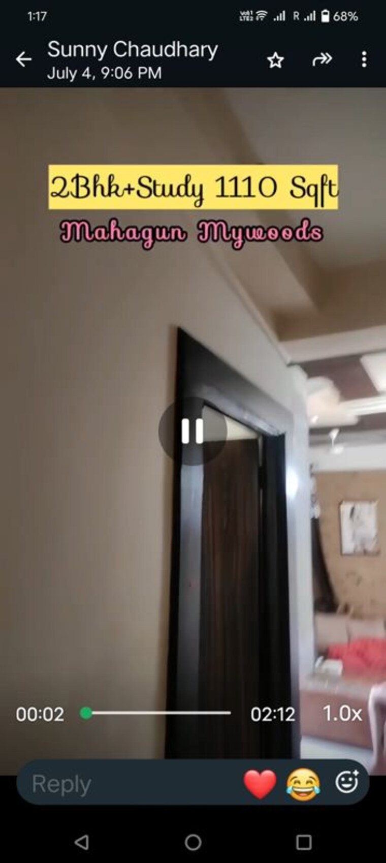 Kitchen, mahagun-my-woods  1100 Sq.Ft. Apartment In Sector 16c Greater Noida Greater Noida 10538851