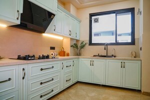 Kitchen in 3 BHK Builder Floor at Panchkula Urban Estate – for Sale