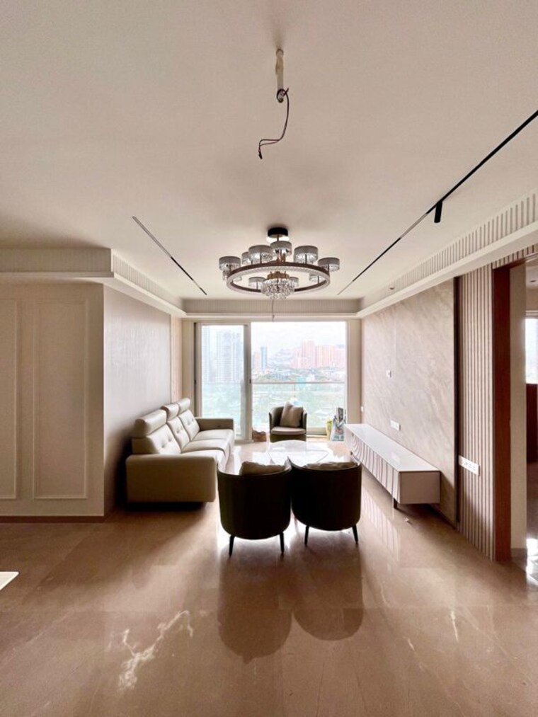 Living Room, indiabulls-one-indiabulls 3.5 Bedroom 1900 Sq.Ft. Apartment In Pokhran Road No Two Thane 10538995