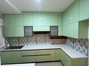 Kitchen in 2 BHK Apartment at Sobha Dream Gardens, Thanisandra Main Road – for Rent