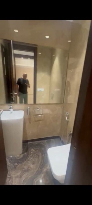Bathroom in 3 BHK Builder Floor at Greater Kailash I – for Rent