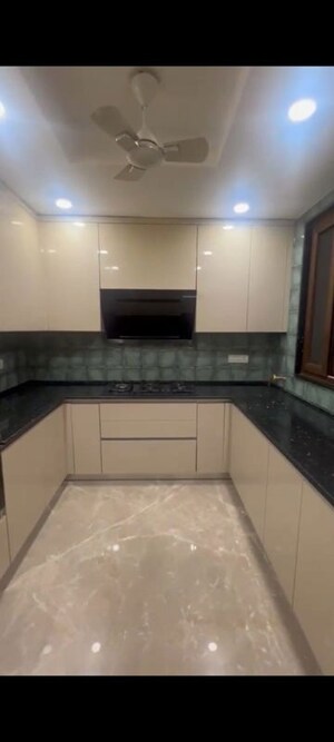 Kitchen in 3 BHK Builder Floor at Greater Kailash I – for Rent