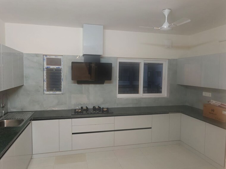Kitchen, green-grace 3 Bedroom 2580 Sq.Ft. Apartment In Gachibowli Hyderabad 10539146
