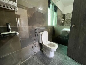 Bathroom in 2 BHK Apartment at Kumar Picasso, Hadapsar – for Rent