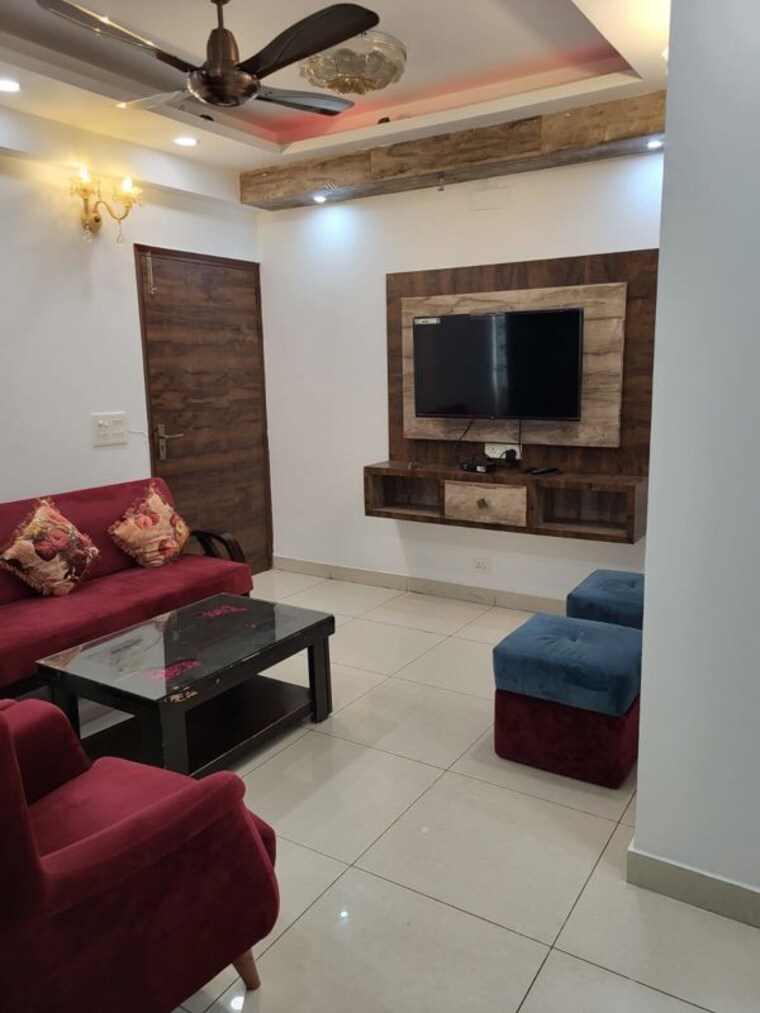 Living Room, grihapravesh 2 Bedroom 1150 Sq.Ft. Apartment In Sector 77 Noida 10539294