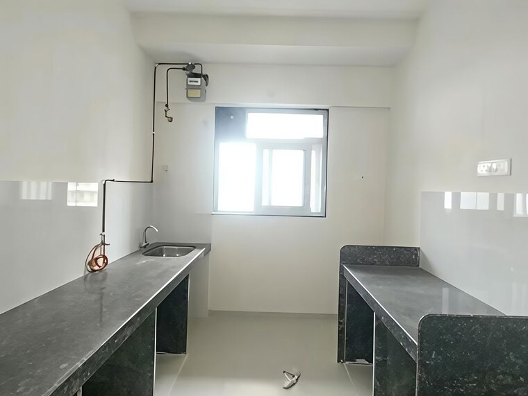 Kitchen, ashar-axis 2 Bedroom 700 Sq.Ft. Apartment In Majiwada Thane 10539293
