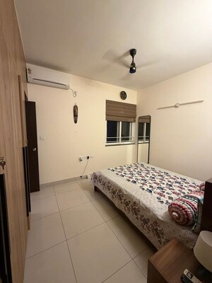Bedroom in 3 BHK Apartment at Puravankara Purva Zenium, Hosahalli – for Rent