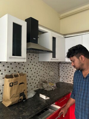 Living Room in 2 BHK Apartment at Saya Gold Avenue, Vaibhav Khand – for Sale