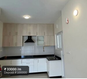 Kitchen in 2 BHK Apartment at Adarsh Greens, Kogilu – for Rent