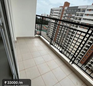 Balcony in 2 BHK Apartment at Adarsh Greens, Kogilu – for Rent