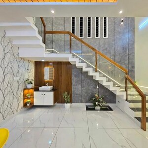 Staircase in  Villa at Kallekkad – for Sale