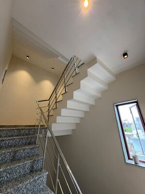 Staircase in 2 BHK Apartment at Amrapali Silicon City, Sector 76 – for Rent