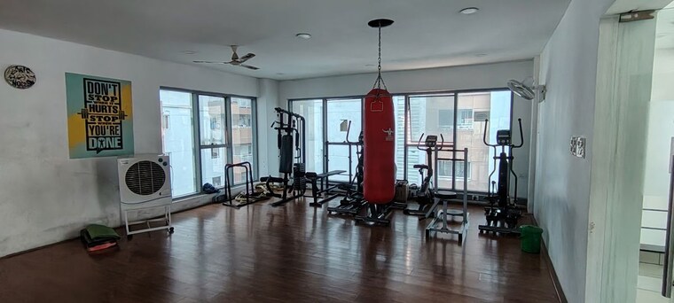 Gym, accurate-wind-chimes  1600 Sq.Ft. Apartment In Gachibowli Hyderabad 10539316