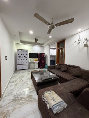 Living Room in 2 BHK Builder Floor at Saket – for Rent
