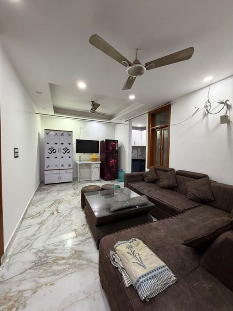 Living Room, saket 2 Bedroom 600 Sq.Ft. Builder Floor In Saket Delhi 10539419
