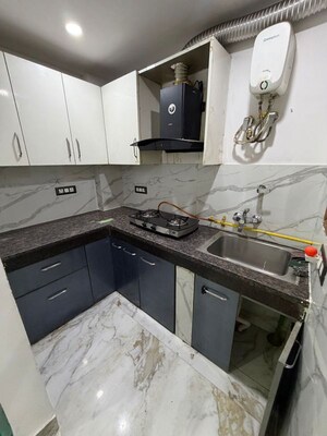 Kitchen in 2 BHK Builder Floor at Saket – for Rent