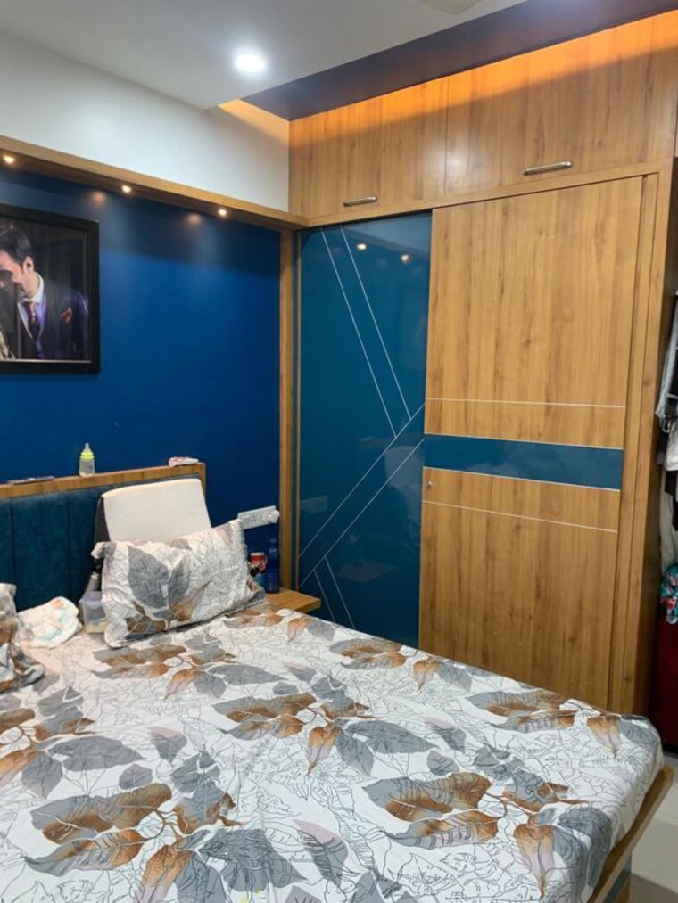 Living Room, ganga-glitz-shine 2 Bedroom 1100 Sq.Ft. Apartment In Undri Pune 10539453