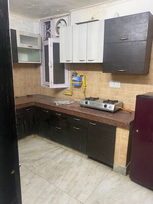Kitchen in 1 BHK Builder Floor at Saket – for Rent