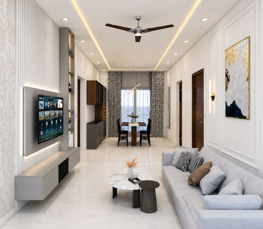 3 BHK + Prayer Room 1800 Sq.Ft. Apartment in My Home Sayuk