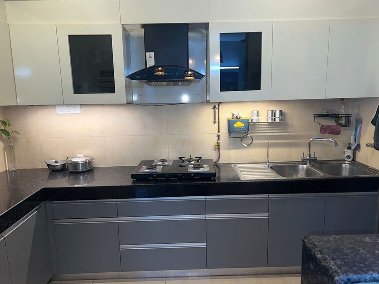 Kitchen, m3m-marina 3 Bedroom 1650 Sq.Ft. Apartment In Sector 68 Gurgaon 10539548