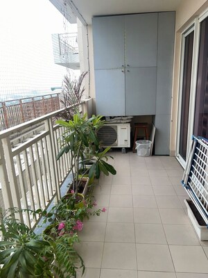 Balcony in 3 BHK Apartment at M3M Marina, Sector 68 – for Rent