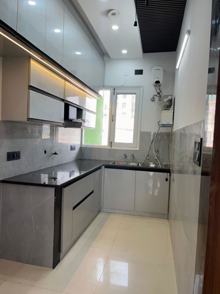 Kitchen, ms-enclave-zirakpur 3 Bedroom 1150 Sq.Ft. Builder Floor In Dhakoli Zirakpur 10539554