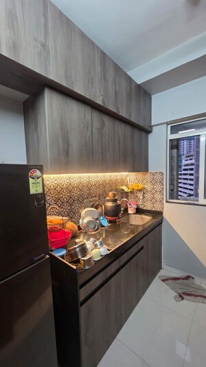 Kitchen in 1 BHK Apartment at Lodha Amara, Kolshet Road – for Sale