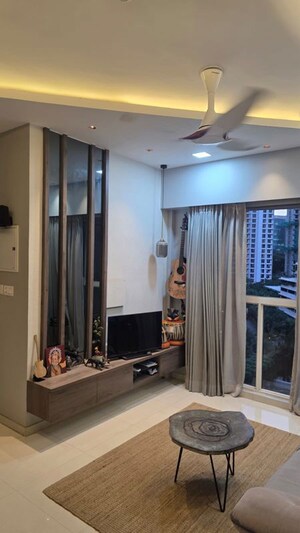 Living Room in 1 BHK Apartment at Lodha Amara, Kolshet Road – for Sale