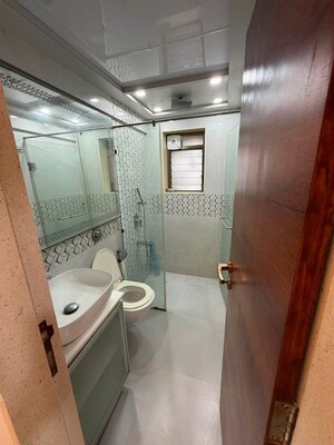 Bathroom in 1 BHK Apartment at Sonata Apartments Bandra West, Bandra West – for Rent