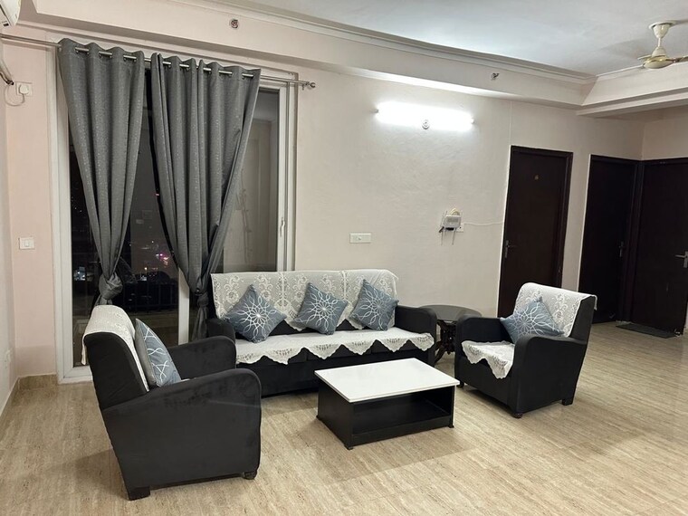 Living Room, aaradhyam-golf-homes 3 Bedroom 1425 Sq.Ft. Apartment In Tech Zone 4 Greater Noida Greater Noida 10539591