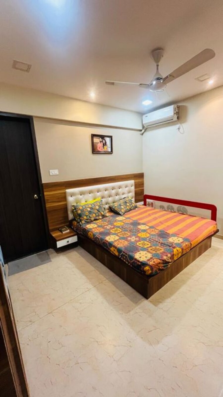 Bedroom, five-star-royal-entrada 2 Bedroom 800 Sq.Ft. Apartment In Wakad Pune 10539660