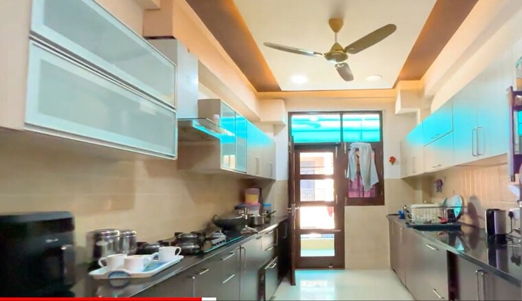 Kitchen, omaxe-new-chandigarh 4 Bedroom 2400 Sq.Ft. Builder Floor In North Mullanpur Chandigarh 10521231