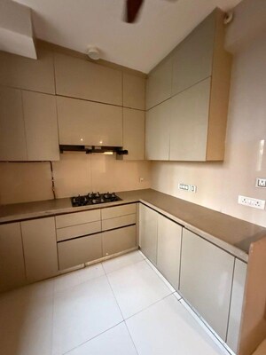 Kitchen in 3 BHK Apartment at One Hiranandani Park, Ghodbunder Road – for Rent