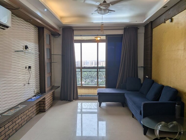 Living Room, lake-home 3 Bedroom 1365 Sq.Ft. Apartment In Powai Mumbai 10539796
