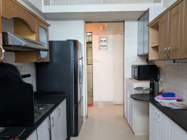 Kitchen, lake-home 3 Bedroom 1365 Sq.Ft. Apartment In Powai Mumbai 10539796