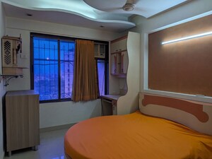 Living Room in 3 BHK Apartment at Lake Home, Powai – for Rent