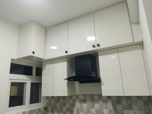 Kitchen in 2.5 BHK Apartment at Bhartiya Nikoo Homes Phase 2, Thanisandra Main Road – for Rent