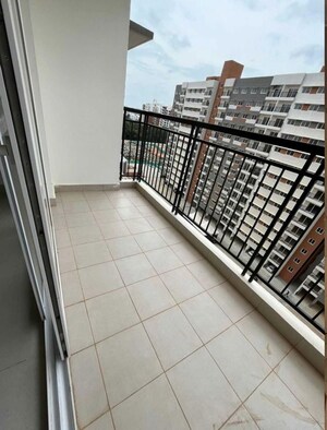 Balcony in 2 BHK Apartment at Adarsh Greens, Kogilu – for Rent