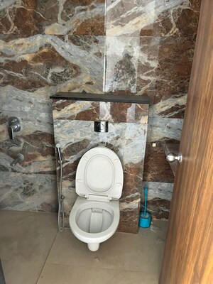 Bathroom in 3 BHK Apartment at Krishna Amorapolis, Dhanori – for Sale