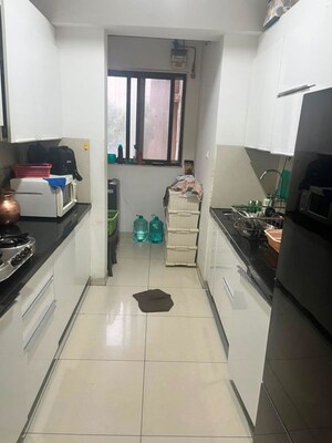 Kitchen in 2 BHK Apartment at Shapoorji Pallonji Vicinia, Powai – for Rent