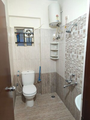 Bathroom in 2 BHK Apartment at Fortuna White Wings, Basavanagar – for Rent