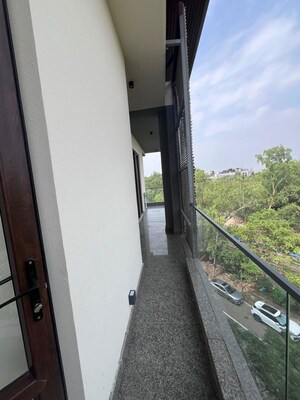 Balcony in 4 BHK Builder Floor at Defence Colony – for Rent