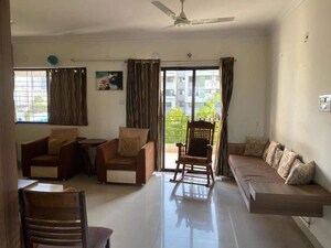 Living Room in 2 BHK Apartment at Utsav 51 Balewadi Residences, Balewadi – for Rent