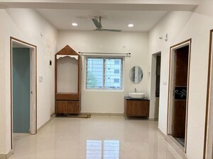 Living Room in 2 BHK Builder Floor at Nine Nines Swara Apartment, Kondapur – for Rent