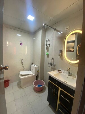 Bathroom in 3 BHK Apartment at Vashisht Heights, Sector 87 – for Rent