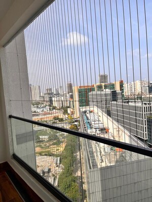 Balcony in 3 BHK Apartment at Sumadhura Olumpus, Nanakramguda – for Rent